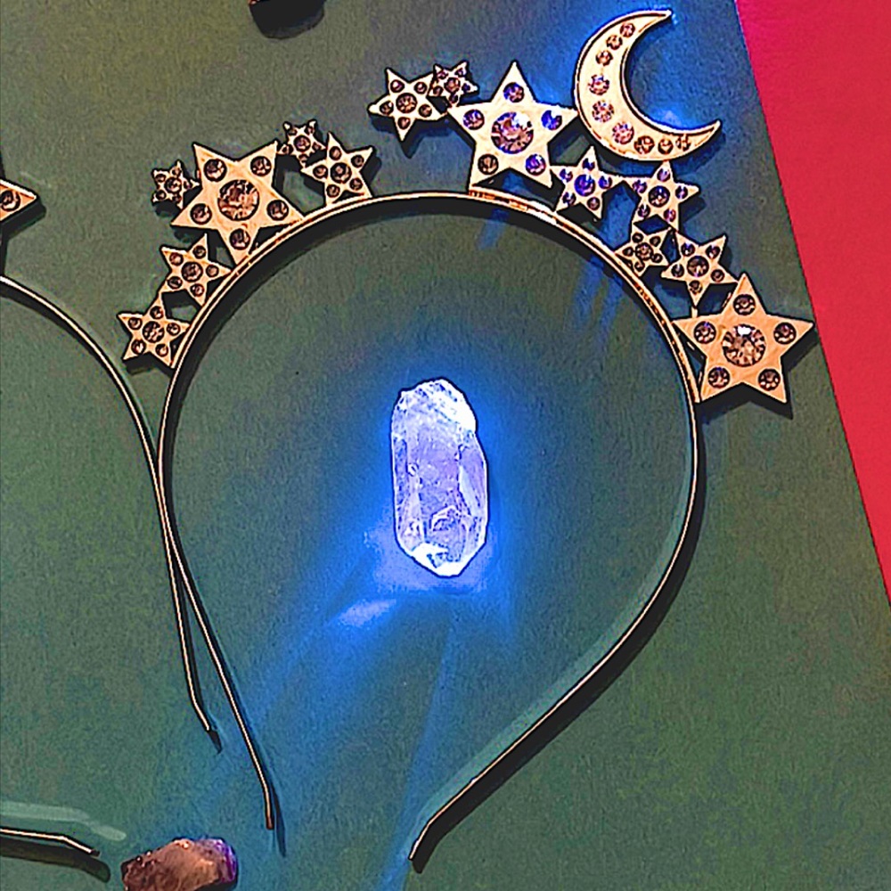 🍒 BOGO 🍒 🌙Celestial Goddess⭐️ Custom Bands w/ Glistening Stars & a Crescent Moon